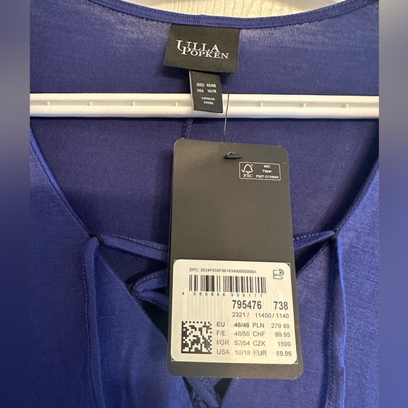 NWT Ulla Popken Women's Dress Ptp 21.5 - Picture 5 of 10